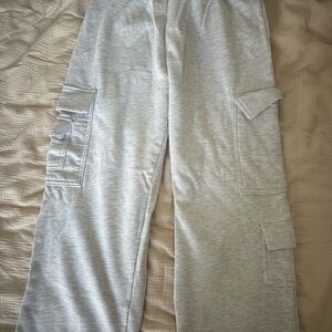 Garage Light Gray Cargo Sweatpants